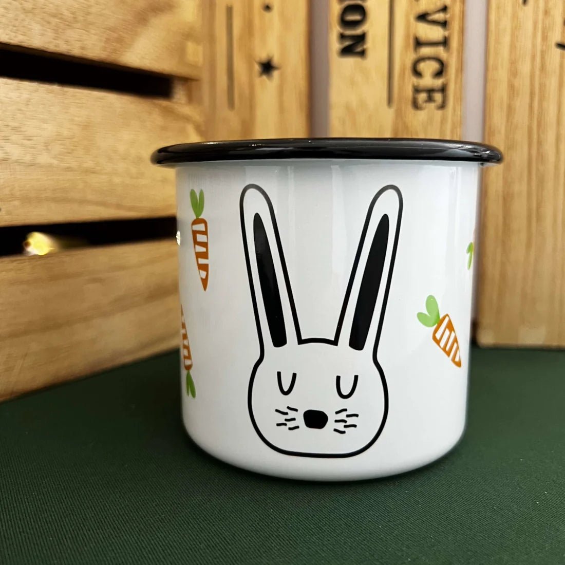 Lepre 🐰 - Tazza in latta - La stanza nel bosco