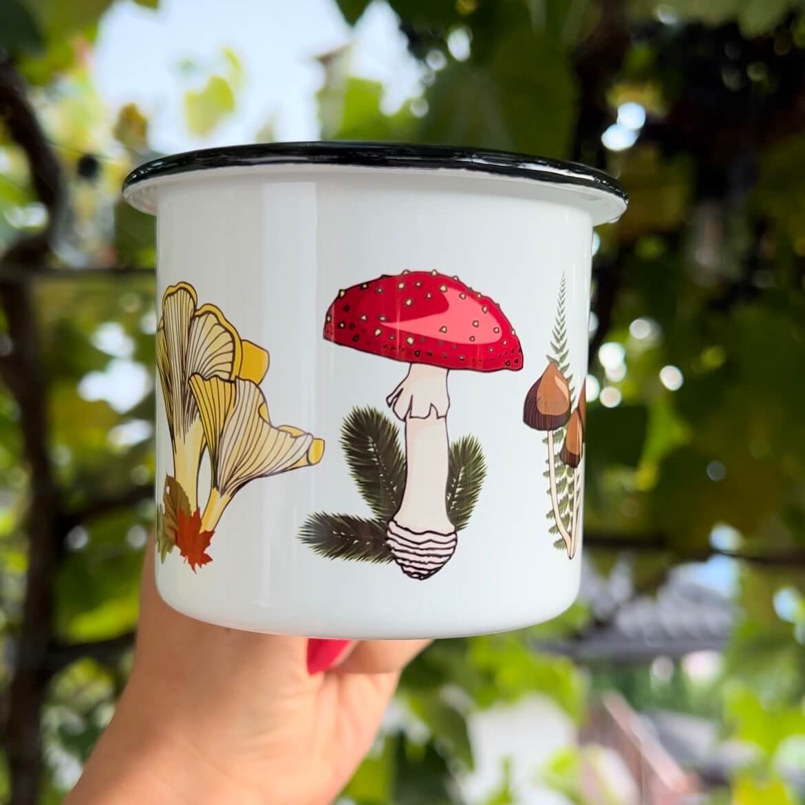 Tazza illustrazione Funghi 🍄 - La stanza nel bosco