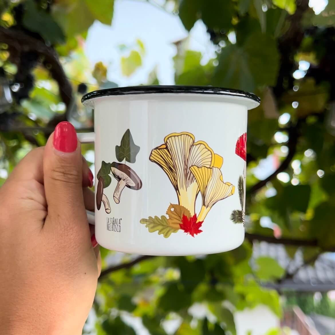 Tazza illustrazione Funghi 🍄 - La stanza nel bosco